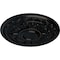 Ekena Millwork Tellson Ceiling Medallion (Fits Canopies up to 6 3/4"), Hand-Painted Jet Black, 30 5/8"OD x 2 1/2"P CM30TEBLF - alternate 4